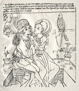 The Lovers, c. 1470. av Unbekannt