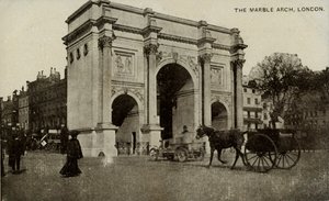 The Marble Arch, London, sent 1800-tidigt 1900-tal. av Unbekannt