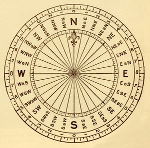Mariners Compass, c1930. av Unbekannt