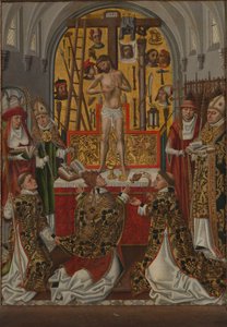 Sankt Gregorius den stores mässa, ca. 1500. av Unbekannt