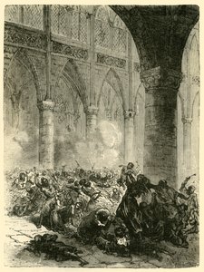 Massakern i Beziers, 1209, 1890. av Unbekannt