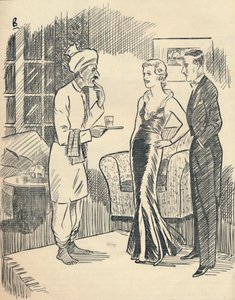 The Memsahib sänder sin nyförvärvade Hindustani..., 1936. av Unbekannt