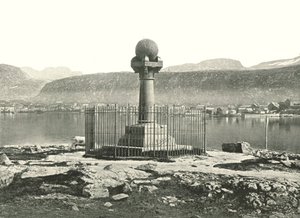 Meridiankolonnen, Hammerfest, Norge, 1895. av Unbekannt