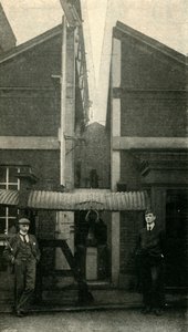Meridianen i Greenwich, från vilken alla tidsmätningar är gjorda, 1901. av Unbekannt