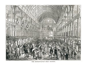 Metropolitan Meat Market, 1878 av Unbekannt