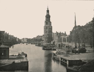 Montelbaanstoren, Amsterdam, Nederländerna, 1895. av Unbekannt