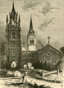 The Mortuary Chapel and New Church, Woburn, 1898. av Unbekannt