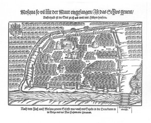 Moskvakartan från Moscouiter Wonderful Histories av Sigmund von Herberstein, 1567 av Unbekannt