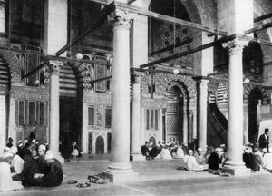 Moskén i El-Mouayad, Kairo, Egypten, c1920-talet av Unbekannt