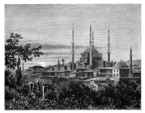 Selim II-moskén i Adrianopel, Turkiet, c1888 av Unbekannt