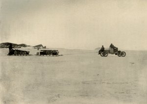 The Motor Hauling Stores for a Depå, 1909 av Unbekannt