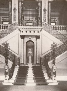 Nationalbibliotekets trappa, 1914 av Unbekannt