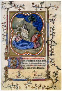 The Nativity, från en bok med timmar och missal c1370 1958 av Unbekannt