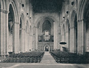 The Nave, Ripon Cathedral, 1904 av Unbekannt
