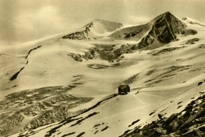 Neue Prager Hütte, berget Grossvenediger, Tyrolen, Österrike, c1935. av Unbekannt