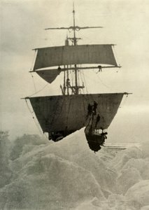 Nimrod höll upp i isen, 1908, 1909 av Unbekannt