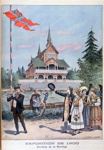 Den norska paviljongen på världsutställningen 1900, Paris, 1900 av Unbekannt