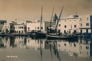 Den gamla hamnen i Bizerta, Tunisien, 1936 av Unbekannt