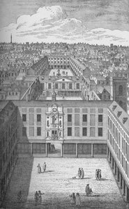 The Old St. Thomass Hospital i Bermondsey, som ersatte de tidigare klosterbyggnaderna 1701, av Unbekannt