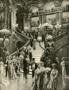 Operan i Paris, 1910. av Unbekannt