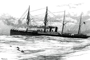 The Orient Steam Navigation Companys ångfartyg Orient, c1880 av Unbekannt