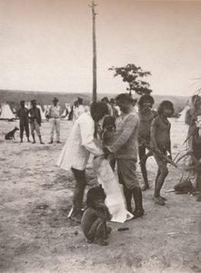 The Pacification of the Indians, 1914 av Unbekannt