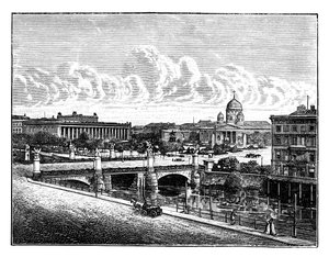 Palace Bridge och Pleasure Garden, Berlin, Tyskland av Unbekannt