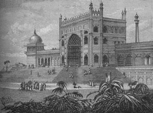 Palatset i Delhi, c1880 av Unbekannt