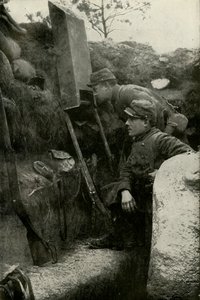 Periskopet i skyttegravarna, 1919. av Unbekannt