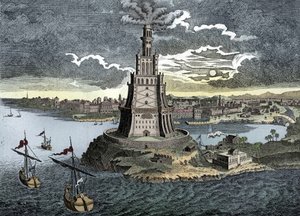 Pharos av Alexandria, 1700-talet av Unbekannt