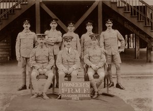 Pionjärerna för 1:a Royal Munster Fusiliers, Rangoon, Burma, 1913. av Unbekannt
