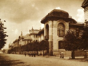 Ponizovsky och Mindovsky-husen på Povarskaya Street, Moskva, Ryssland, 1900-talet av Unbekannt