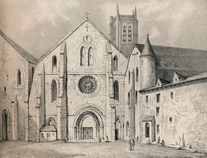 Portalen till klostret St Genevieve, 1915 av Unbekannt