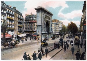 Porte Saint Denis, Paris, c1900 av Unbekannt