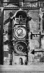 Den astronomiska klockan i Prag, Tjeckoslovakien, c1930-talet av Unbekannt