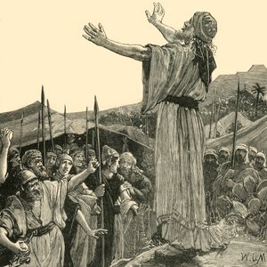 Onias bön, 1890. av Unbekannt