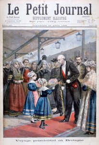 Republikens president besöker Bretagne 1896 av Unbekannt