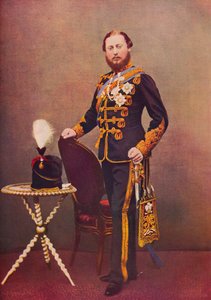 Prinsen av Wales som överste av de 10:e husarerna, c1865 1910 av Unbekannt