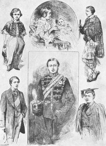 Prinsen av Wales i hans tidiga dagar, 1901. av Unbekannt