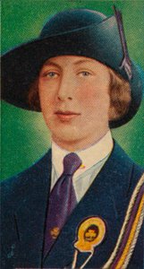 The Princess Royal, ordförande för Girl Guide Association, 1935 av Unbekannt