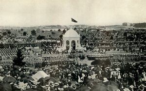 Tillkännagivandet av Australiens samvälde i Sydney den 1 januari 1901, c1930. av Unbekannt