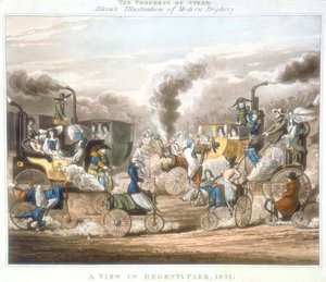 Steams framsteg. A View in Regents Park, 1831, 1828 av Unbekannt