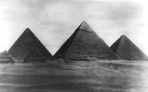 Pyramiderna i Giza, Egypten, 1949 av Unbekannt