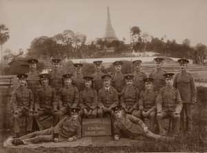Quartermasters Staff of the 1st Royal Munster Fusiliers, Rangoon, Burma, 1913 av Unbekannt