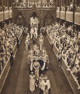 Drottningmoderns procession, 12 maj 1937 av Unbekannt