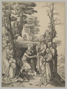 The Raising of Lazarus copy.n.d. av Unbekannt