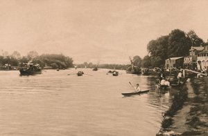 The Reach, Walton-On-Thames, 1902 av Unbekannt
