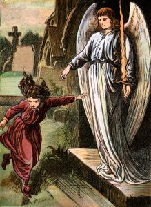 De röda skorna, saga av Hans Christian Andersen, c1880 av Unbekannt