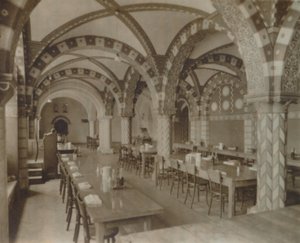 The Refectory, Buckfast Abbey, sent 1800-tidigt 1900-tal av Unbekannt