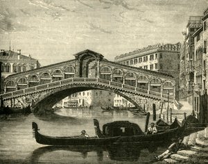 Rialto, Venedig, 1890. av Unbekannt
